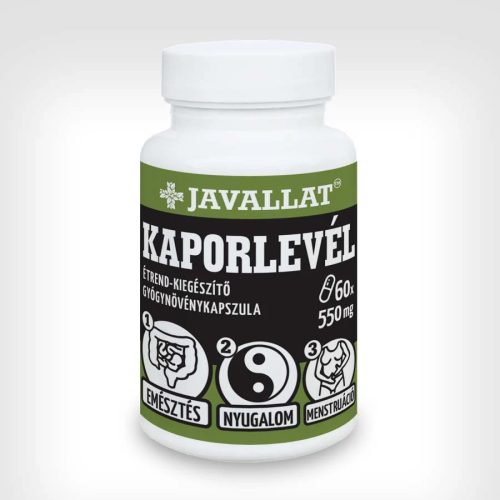 Javallat Kaporlevél étrend-kiegészítő gyógynövénykapszula - 60 db