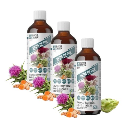 Natur Tanya® Hepa Detox csomag TRIO PACK 3x500ml 