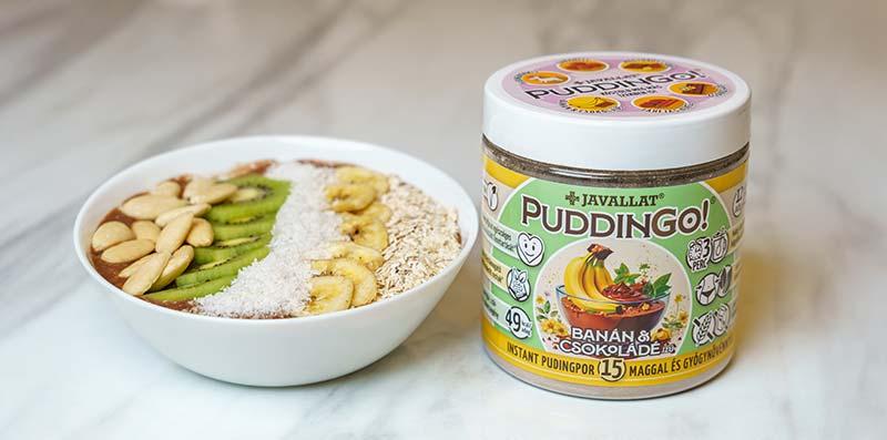 PuddinGo! Banán és csokoládé ízű